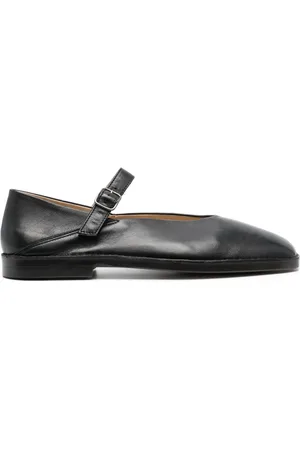 LEMAIRE Mary Jane leather ballerina shoes