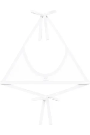 Courrèges Contrasting-trim bralette