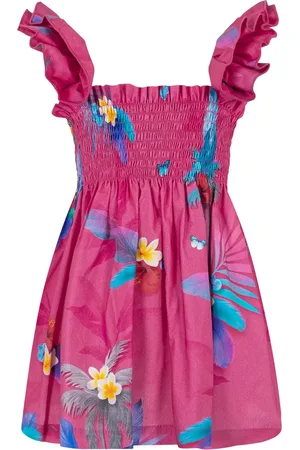 Lapin House Floral-print cotton dress