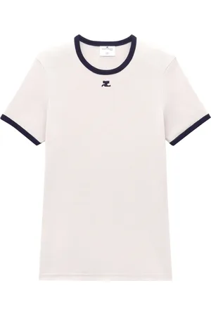 Courrèges Logo-appliqu?? T-shirt