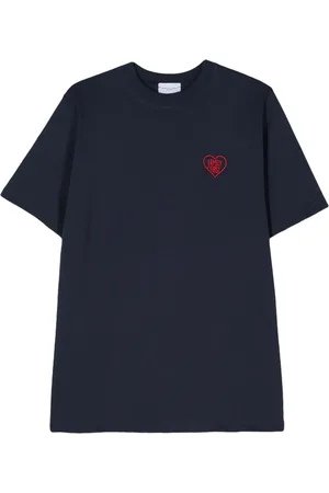 Family First Embroidered-logo cotton T-shirt