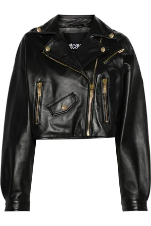 Roberto Cavalli Leather biker jacket