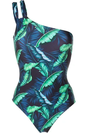 Lygia & Nanny Miusha leaf-print swimsuit