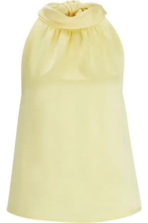 HUGO BOSS Halterneck satin blouse