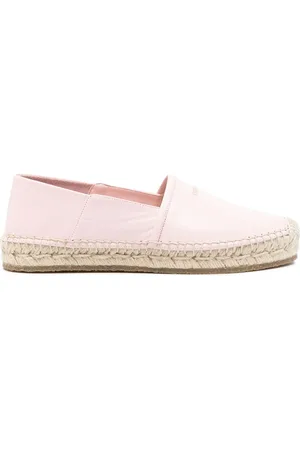 Salvatore Ferragamo Debossed-logo leather espadrilles