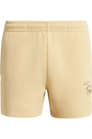 Lacoste Slogan-embroidered cotton shorts