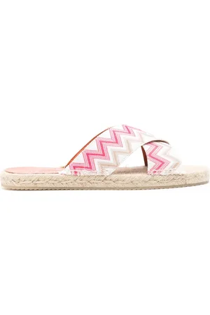 Missoni Zigzag open espadrilles