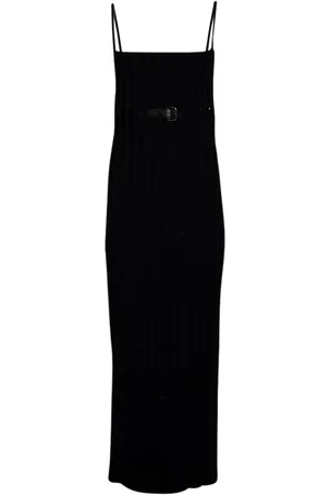 Alexander Wang Belted ribbed-knit dress