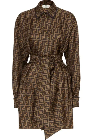 Fendi FF print shirtdress