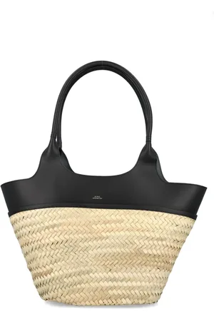 A.P.C. Tanger raffia tote bag