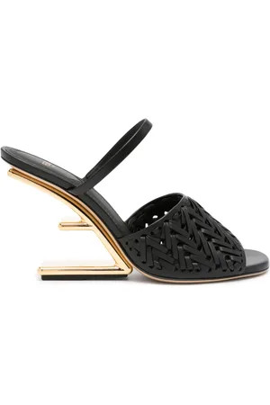 Fendi First 95mm leather sandals
