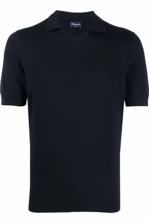 DRUMOHR Short-sleeve knit polo shirt