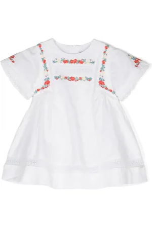 Tartine Et Chocolat Floral-embroidered dress