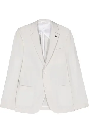 Karl Lagerfeld Seersucker single-breasted blazer