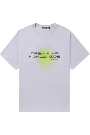FIVE CM Text-print cotton T-shirt