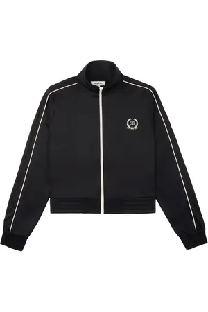 Sporty & Rich Logo-embroidered track jacket