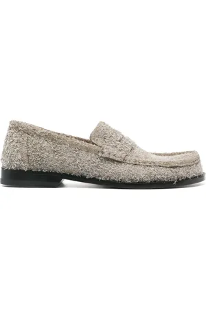 Loewe Campo brushed-suede loafers