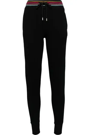 Paul Smith Striped-waistband skinny-cut trousers