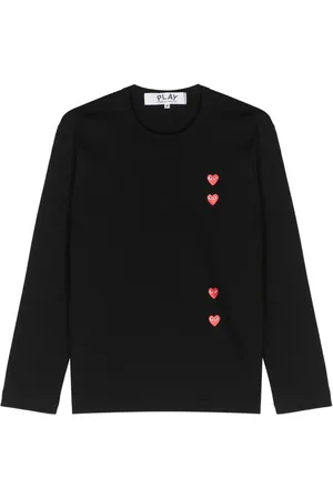 Comme des Garçons Heart-print cotton T-shirt