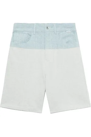 FIVE CM Wide-leg panelled shorts
