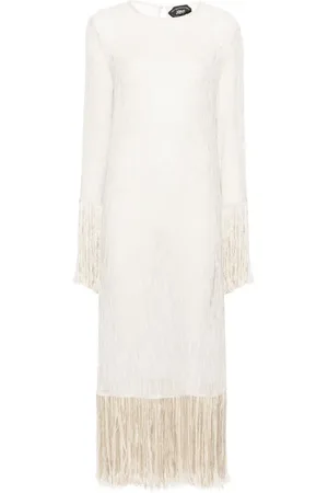 ‎Taller Marmo‎ Nile fringed midi dress