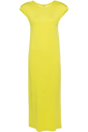 Jil Sander Detachable-sleeve maxi dress