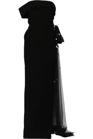 Saiid Kobeisy Floral-appliqu?? off-shoulder gown