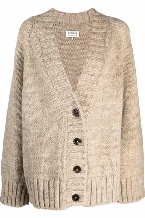 Maison Margiela Oversized alpaca wool-blend cardigan