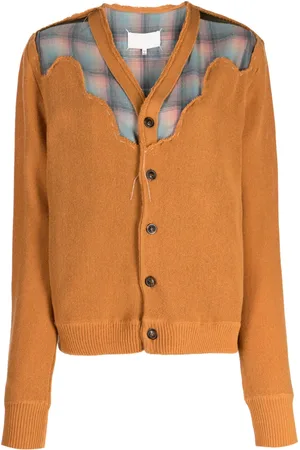 Maison Margiela Pendleton wool cardigan