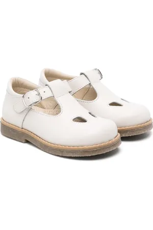 DOUUOD KIDS Round-toe leather crib shoes
