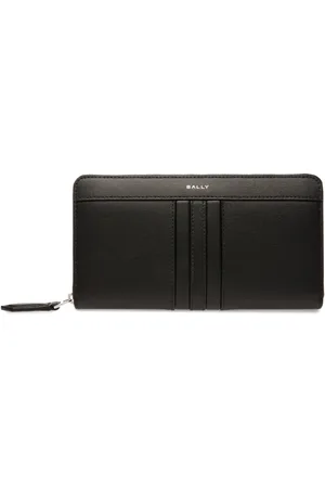 Bally Logo-stamp leather wallet