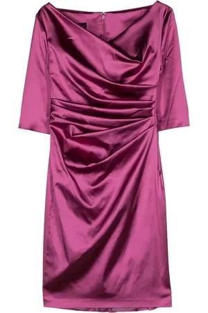 TALBOT RUNHOF Komoe3 satin midi dress