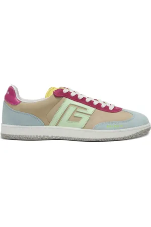 Balmain Swan panelled sneakers