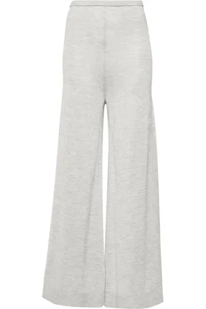Totême Fine-knit palazzo pants