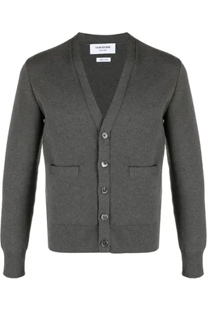 Thom Browne V-neck cotton cardigan