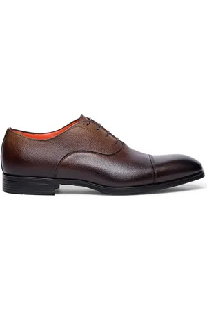 santoni Gradient-effect leather Oxford shoes