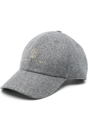 Brunello Cucinelli Logo-embroidered m??lange cap