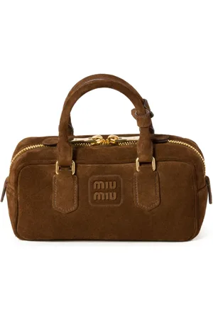 Miu Miu Arcadie suede tote bag