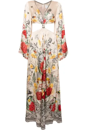 Camilla Printed flared sleeve dress