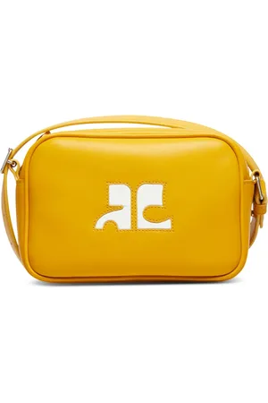 Courrèges Reedition leather camera bag