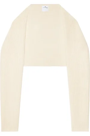Courrèges Cropped wool bolero