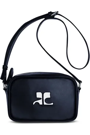 Courrèges Reedition leather camera bag