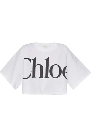 Chloé Logo-print crop top