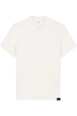 Courrèges Volcano logo-appliqu?? cotton T-shirt