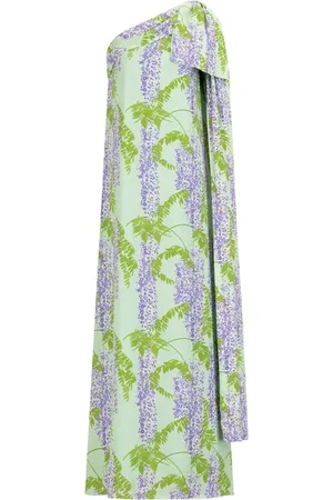 Bernadette Wisteria-print dress