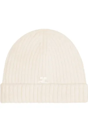 Courrèges AC logo wool beanie