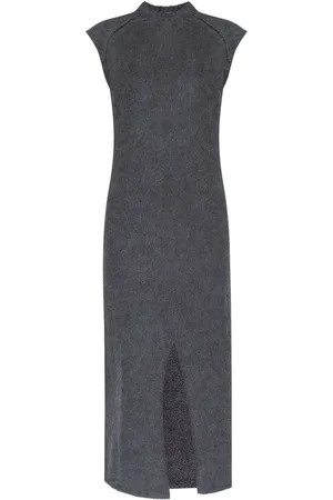 Jil Sander Front-slit knitted maxi dress