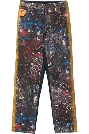 Charles Jeffrey Loverboy Exclusive Painted Art jeans