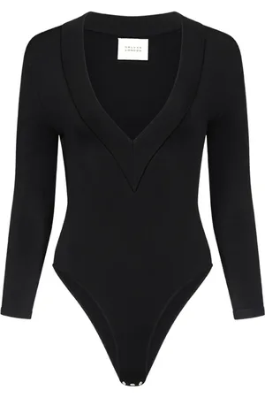 GALVAN Sasha V-neck bodysuit