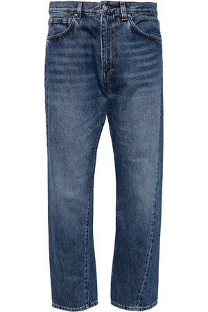 Totême Twisted-seam straight-leg jeans